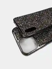 Угольный чехол со стразами iPhone 11, 12, 12 Pro, 12 Pro Max, 13, 13 Pro, 13 Pro Max