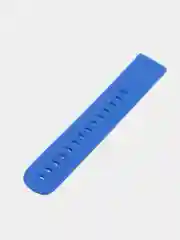 Синий силиконовый ремешок для Xiaomi Amazfit Bip/ Samsung/Huawei, 20 мм, с кнопкой Универсальный