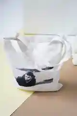 Белый сумка-шоппер на плечо с принтом, хлопок, сумка для покупок