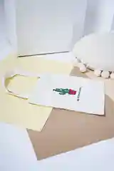 Конфетный сумка-шоппер на плечо с принтом, хлопок, сумка для покупок