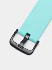 Бирюзовый силиконовый ремешок для Xiaomi Amazfit Bip/ Samsung/Huawei, 20 мм, с кнопкой Универсальный