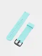 Бирюзовый силиконовый ремешок для Xiaomi Amazfit Bip/ Samsung/Huawei, 20 мм, с кнопкой Универсальный