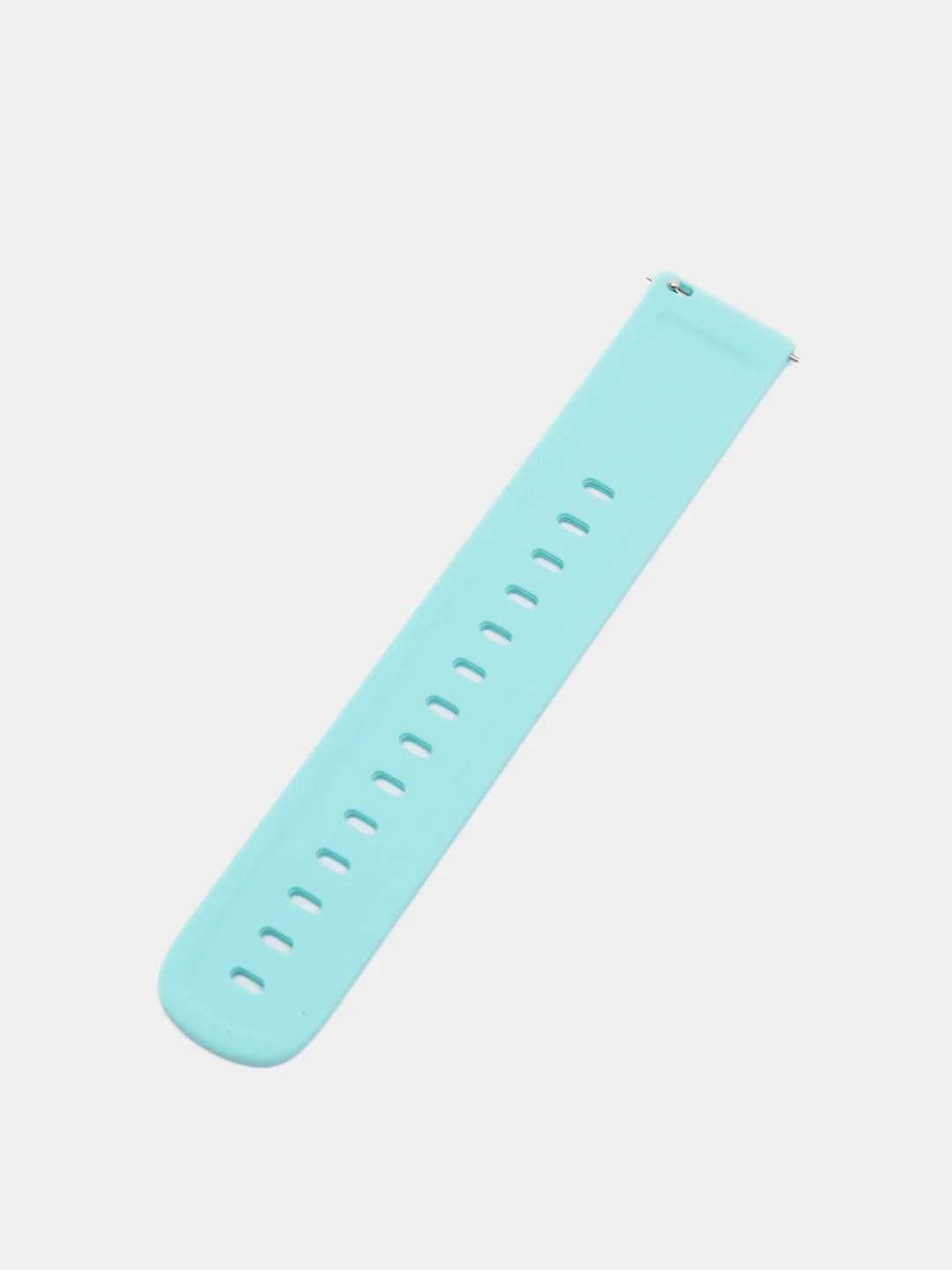 Бирюзовый силиконовый ремешок для Xiaomi Amazfit Bip/ Samsung/Huawei, 20 мм, с кнопкой Универсальный