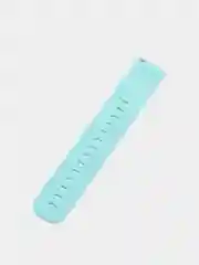 Бирюзовый силиконовый ремешок для Xiaomi Amazfit Bip/ Samsung/Huawei, 20 мм, с кнопкой Универсальный