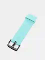 Бирюзовый силиконовый ремешок для Xiaomi Amazfit Bip/ Samsung/Huawei, 20 мм, с кнопкой Универсальный