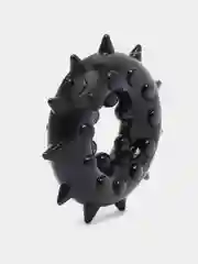 Черный эрекционное кольцо для пениса, стимулирующая насадка на половой член силиконовая, 5 цветов
