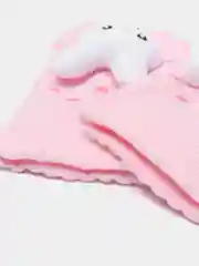 Розовый носочки для новорожденных с игрушкой, детские нескользящие носки для малышей