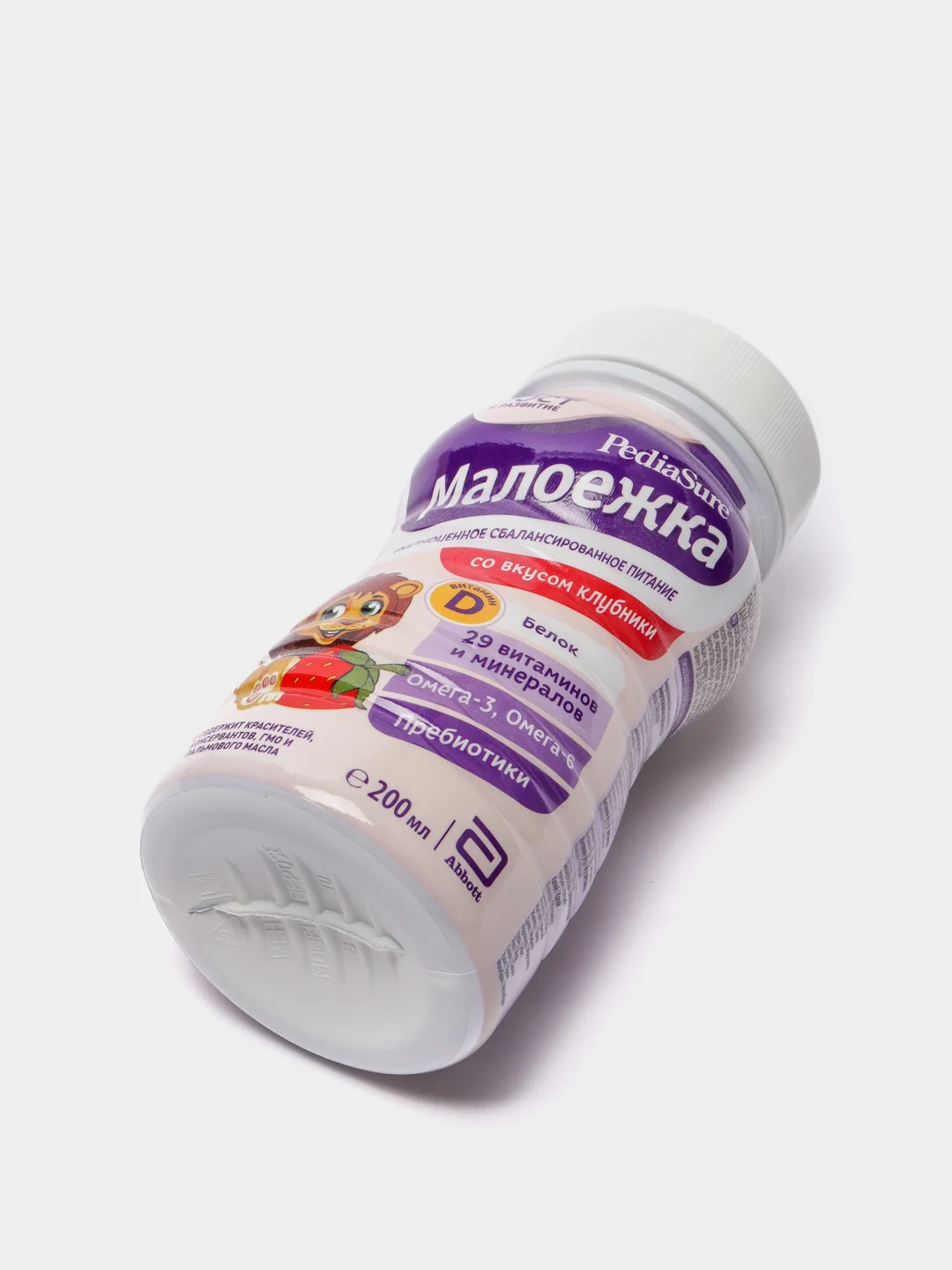 Напиток детский PediaSure "Малоежка", клубника, с 12 месяцев, 200 мл