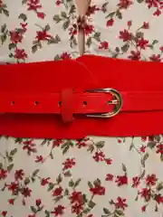 Красный женский пояс на талию, ремень женский, пояс на пальто, платье