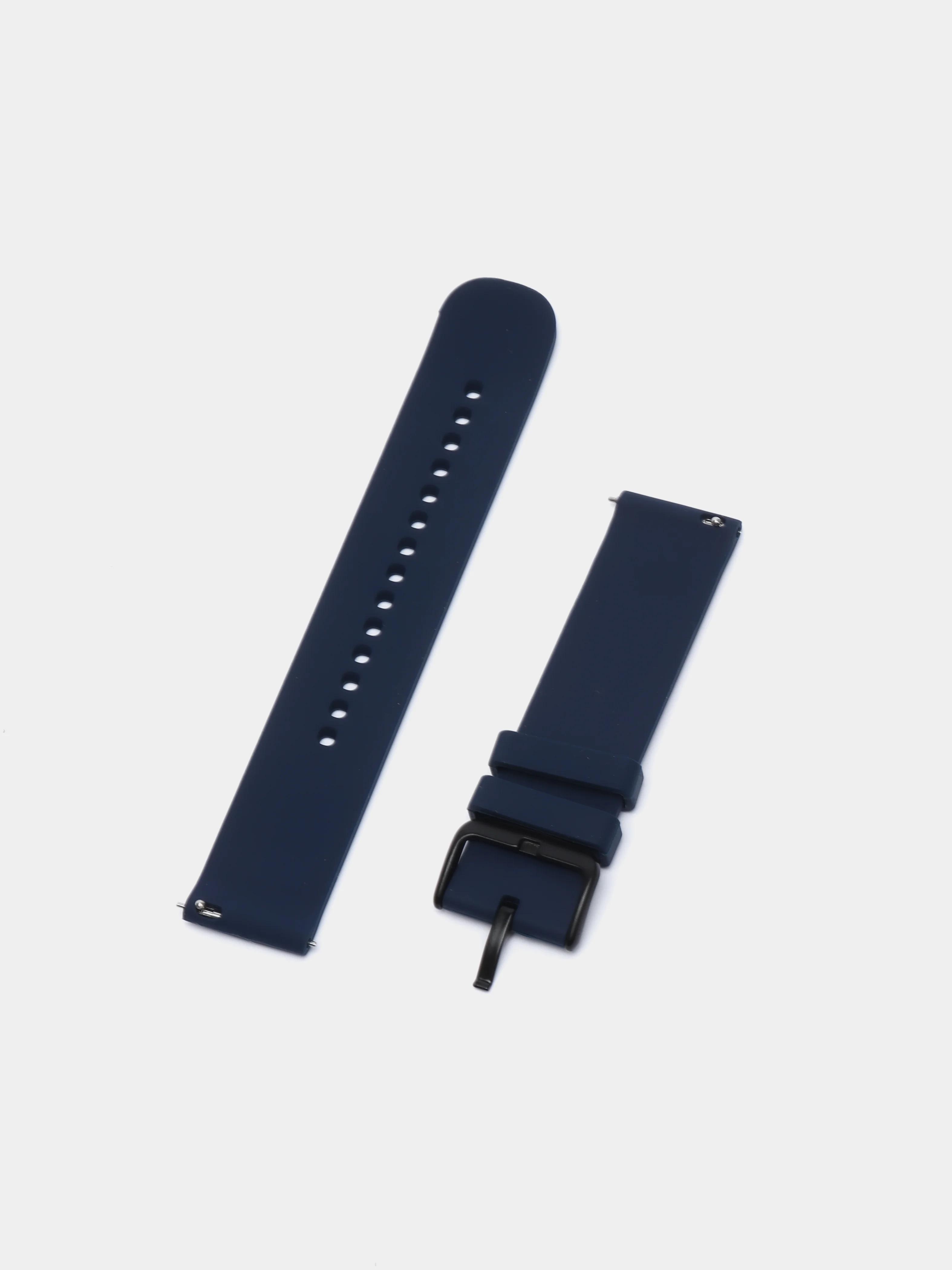 Темно-синий силиконовый ремешок для Xiaomi Amazfit Bip / GTR 42 мм / GTS/ Samsung Gear S2 / 20 / 22 мм