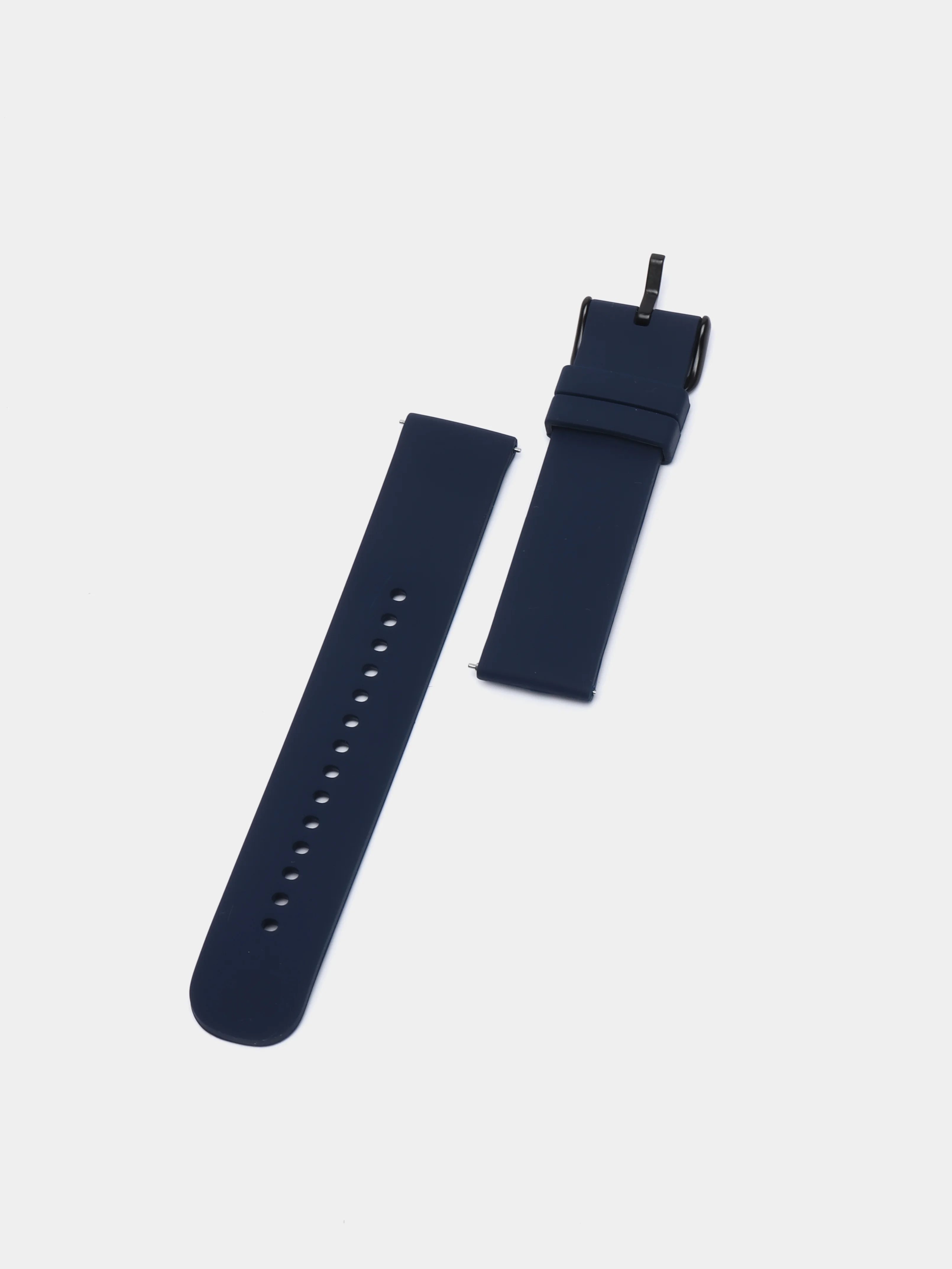 Темно-синий силиконовый ремешок для Xiaomi Amazfit Bip / GTR 42 мм / GTS/ Samsung Gear S2 / 20 / 22 мм