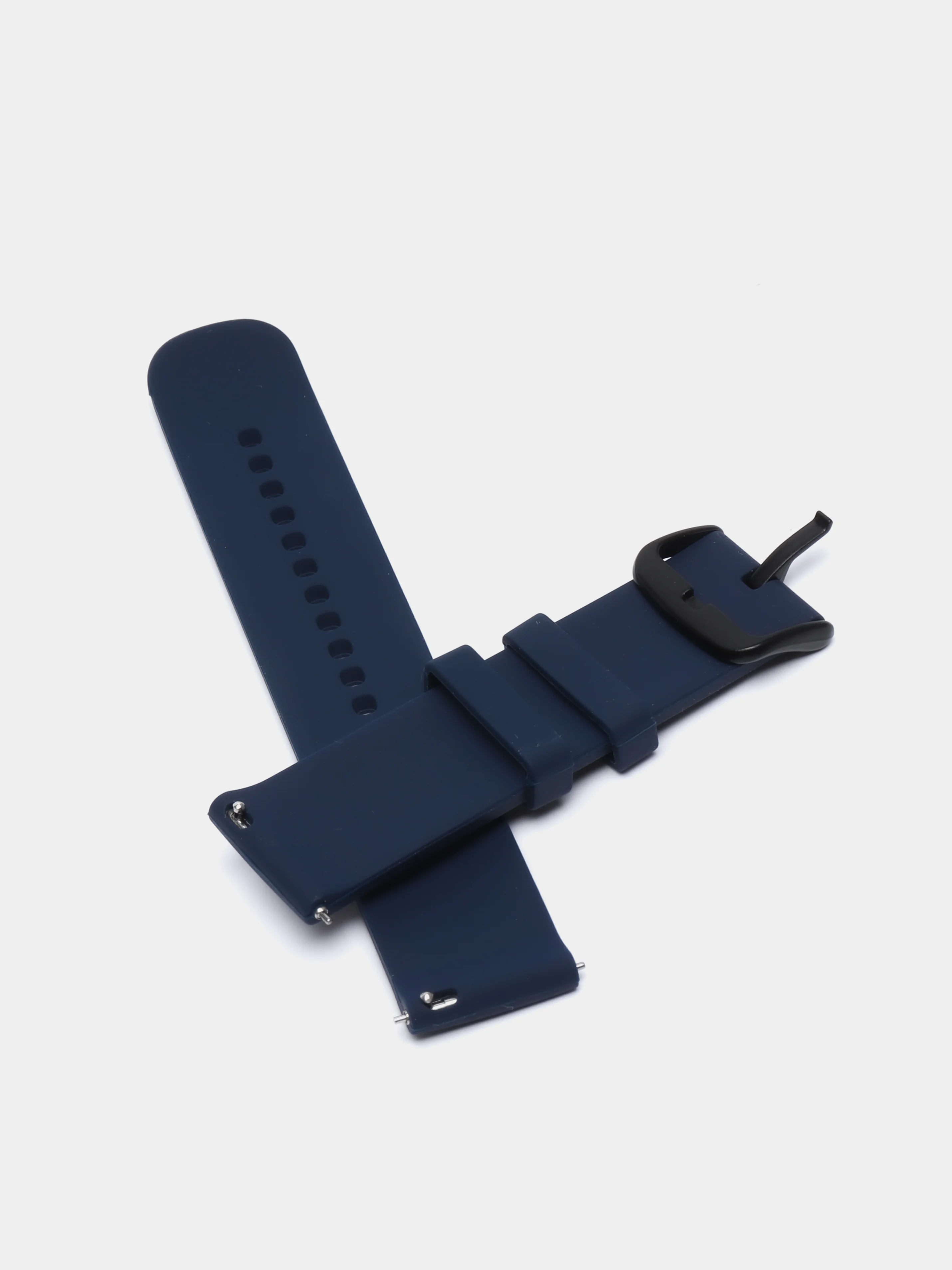 Темно-синий силиконовый ремешок для Xiaomi Amazfit Bip / GTR 42 мм / GTS/ Samsung Gear S2 / 20 / 22 мм