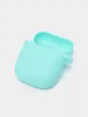 Бирюзовый силиконовый чехол для наушников AirPods