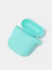 Бирюзовый силиконовый чехол для наушников AirPods
