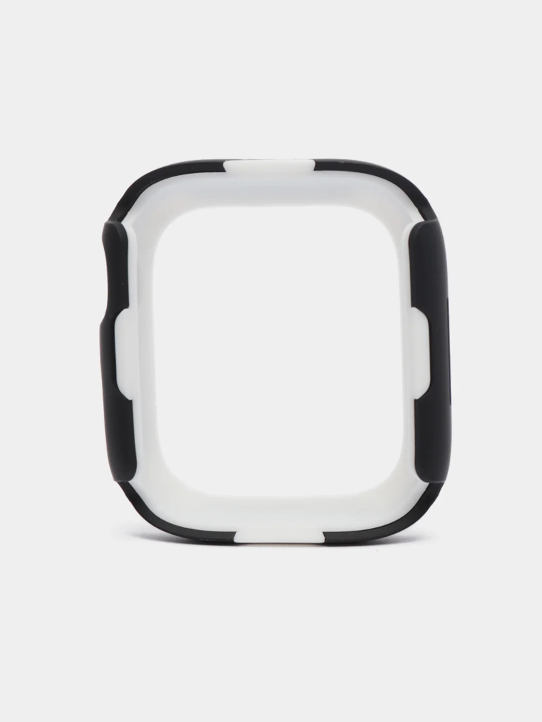 Белый защитный бампер чехол для Apple Watch 7 41, 45 мм рамка