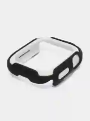 Белый защитный бампер чехол для Apple Watch 7 41, 45 мм рамка