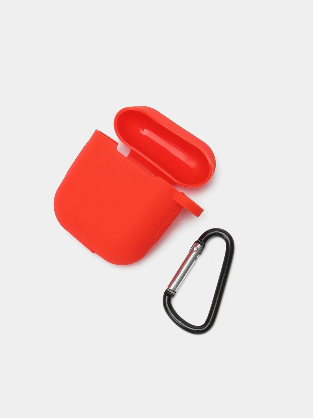 Красный силиконовый чехол для наушников AirPods