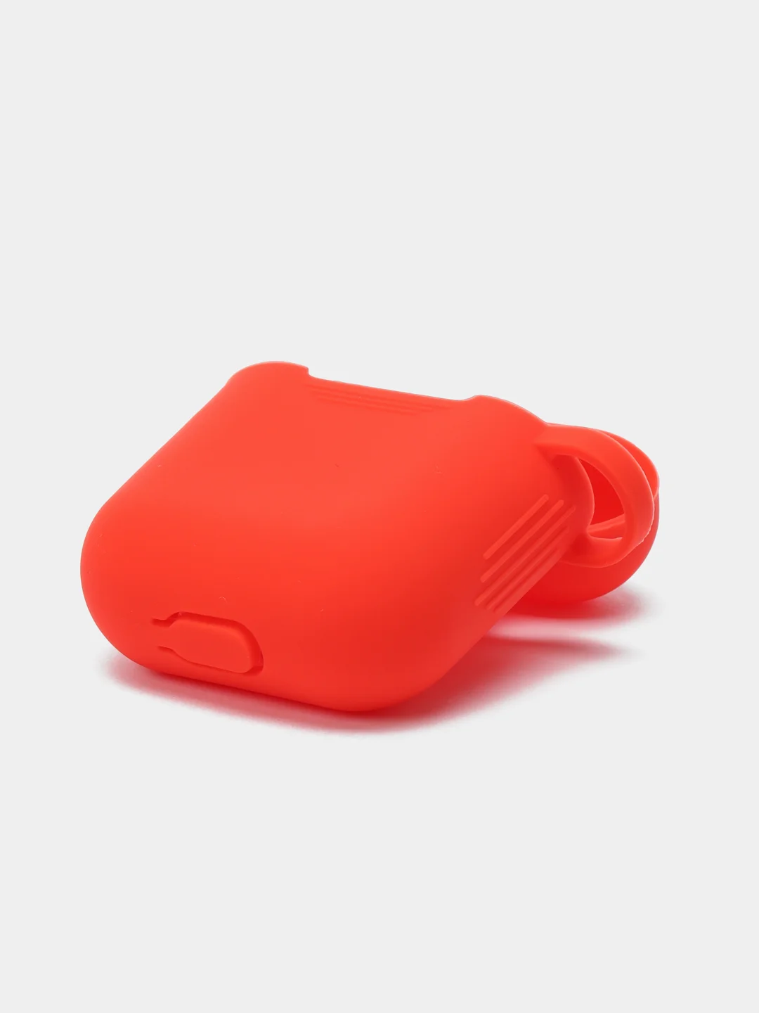Красный силиконовый чехол для наушников AirPods