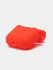 Красный силиконовый чехол для наушников AirPods