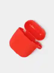 Красный силиконовый чехол для наушников AirPods