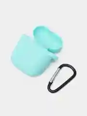 Бирюзовый силиконовый чехол для наушников AirPods
