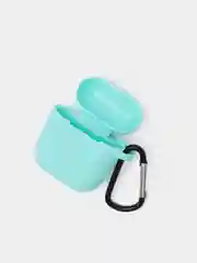 Бирюзовый силиконовый чехол для наушников AirPods