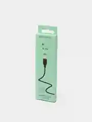 Черный кабель Borofone BX17, быстрая зарядка 2.4 A, 1 м, Lightning, Type-C, Micro-USB