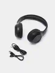 Черный беспроводные накладные наушники Borofone BO12 Power, Bluetooth, AUX гарнитура с басом