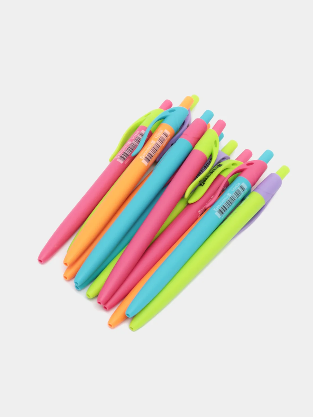 Ручка шариковая автоматическая Brauberg fruity RX, синяя, 12 штук, 0,35 мм