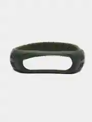 Зеленый плетеный нейлоновый ремешок / монобраслет для Xiaomi Mi Band 3, 4, 5 и 6