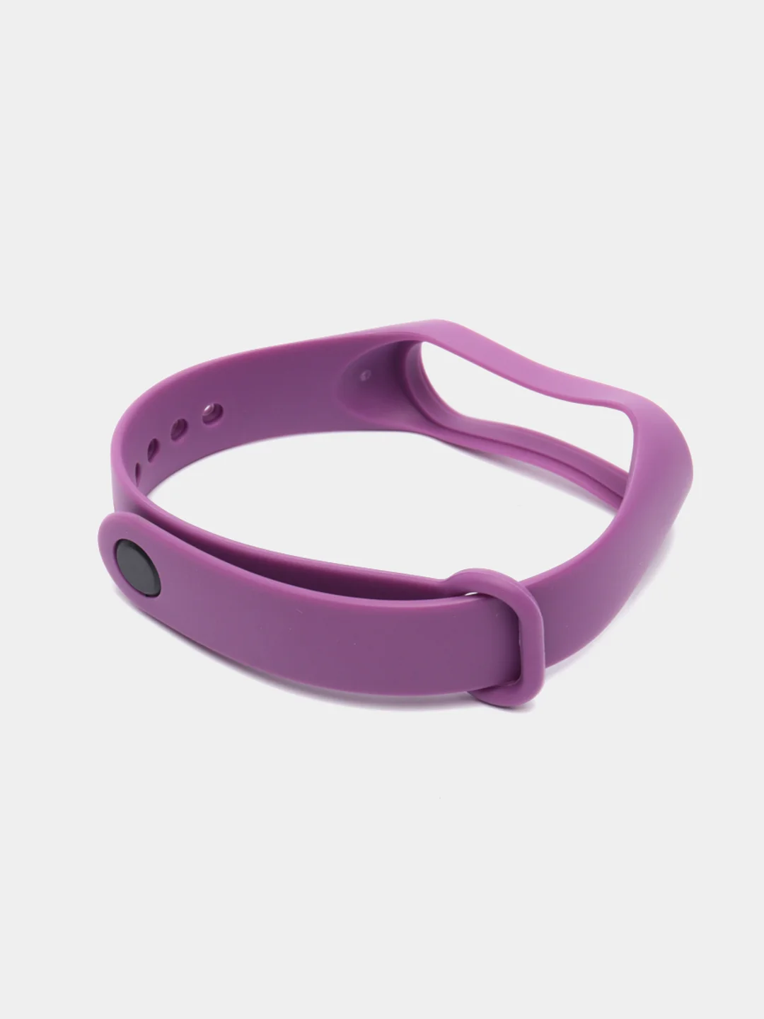 Пурпурный силиконовый ремешок Xiaomi Mi Band 3, Mi Band 4 (Сяоми Ми Бэнд 3, Ми Бэнд 4)