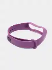 Пурпурный силиконовый ремешок Xiaomi Mi Band 3, Mi Band 4 (Сяоми Ми Бэнд 3, Ми Бэнд 4)
