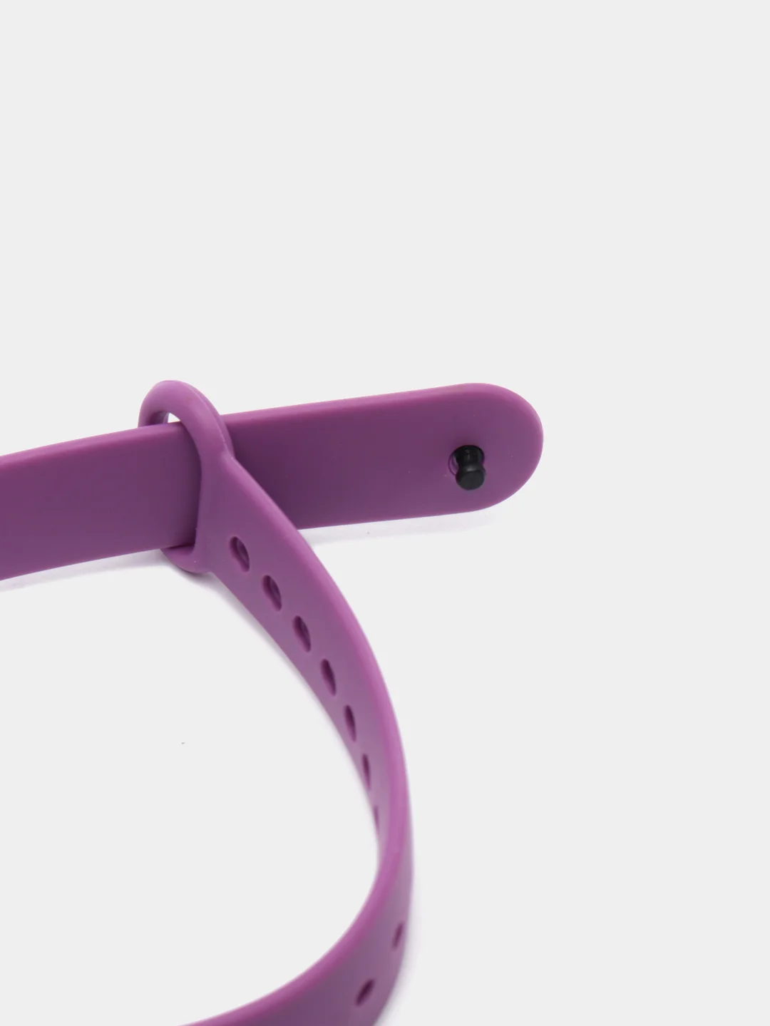 Пурпурный силиконовый ремешок Xiaomi Mi Band 3, Mi Band 4 (Сяоми Ми Бэнд 3, Ми Бэнд 4)