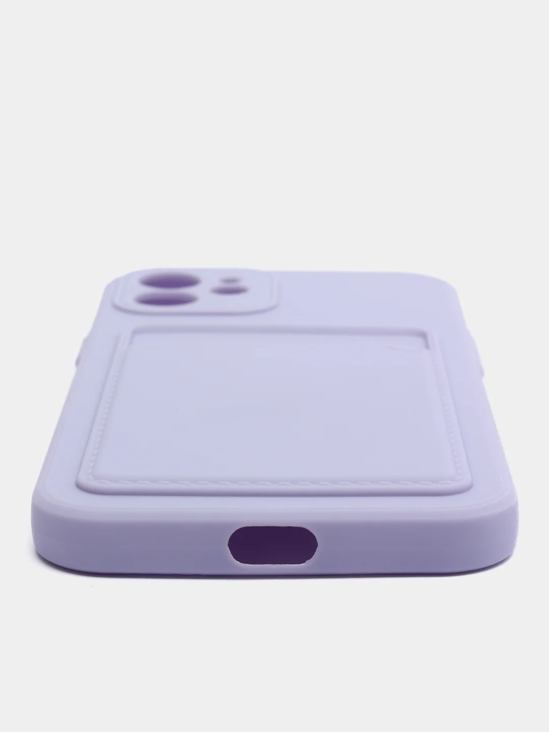 Лавандовый чехол для iPhone 11, 12, 13, Pro, Max, 7, 8, Plus, с карманом для карт, защита камеры