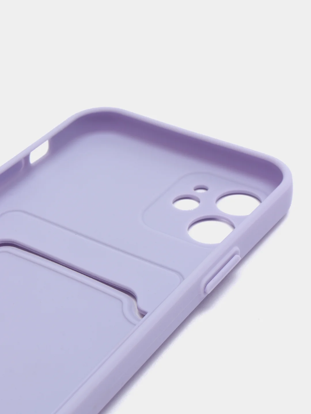 Лавандовый чехол для iPhone 11, 12, 13, Pro, Max, 7, 8, Plus, с карманом для карт, защита камеры