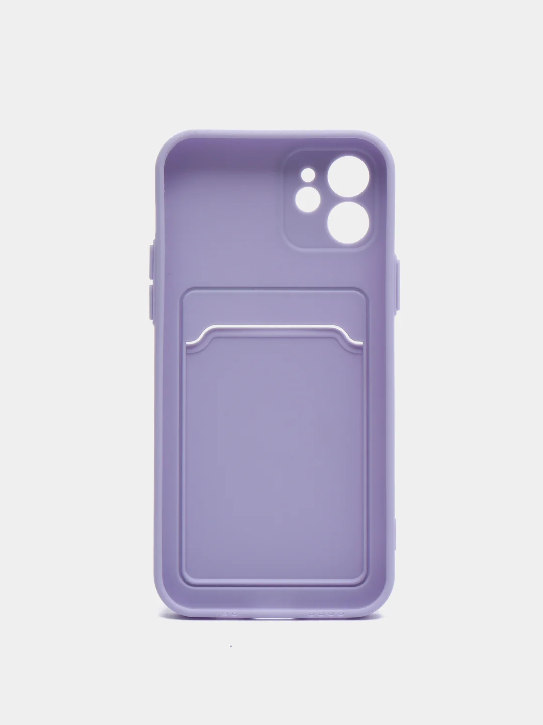 Лавандовый чехол для iPhone 11, 12, 13, Pro, Max, 7, 8, Plus, с карманом для карт, защита камеры