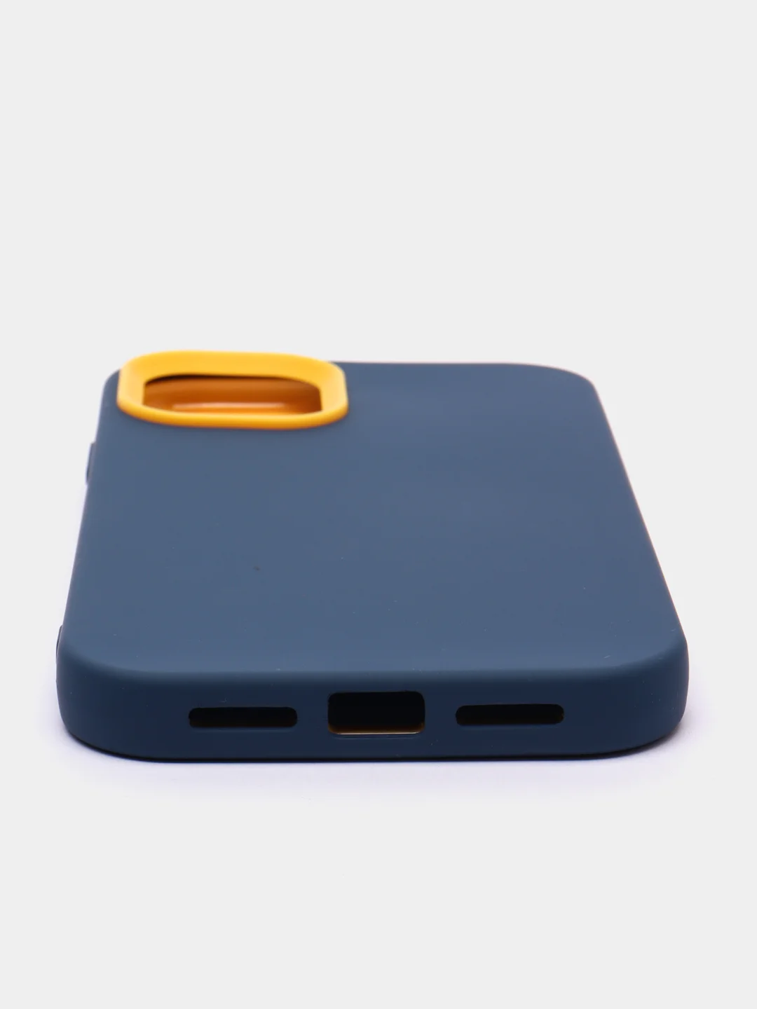 Оранжевый чехол iPhone 11 / 12 13 Pro Max / силиконовый на айфон про макс