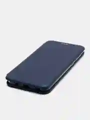 Темно-синий samsung A01, A10, A11, A20, A30, A21S, A41, A50, A51, А52,A71, M21, M31, M31S чехол-книжка