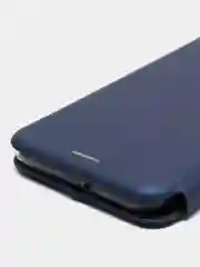 Темно-синий samsung A01, A10, A11, A20, A30, A21S, A41, A50, A51, А52,A71, M21, M31, M31S чехол-книжка