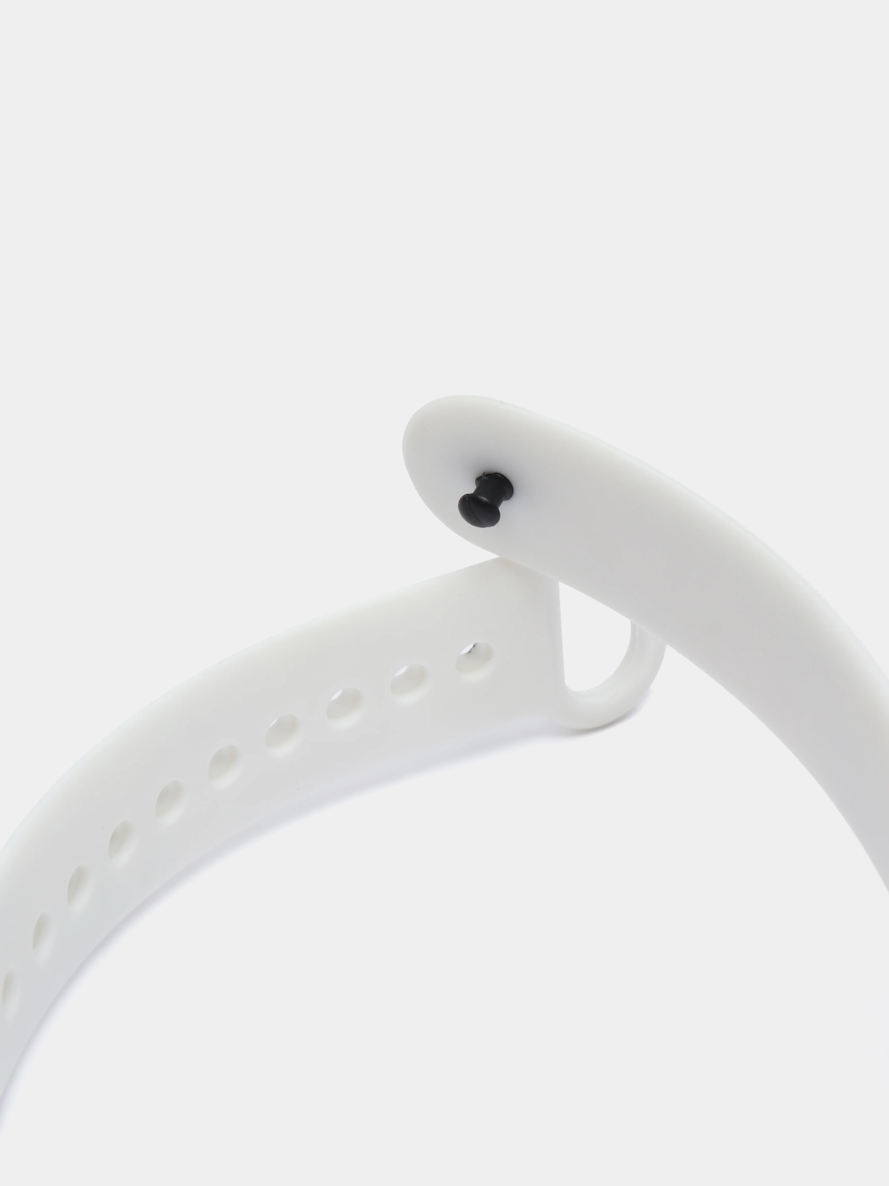 Молочный силиконовый ремешок с принтом для Xiaomi Mi Band 7 / 3 / 4 / 5 / 6