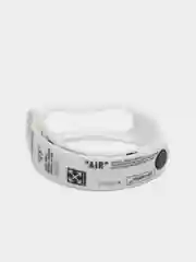 Молочный силиконовый ремешок с принтом для Xiaomi Mi Band 7 / 3 / 4 / 5 / 6