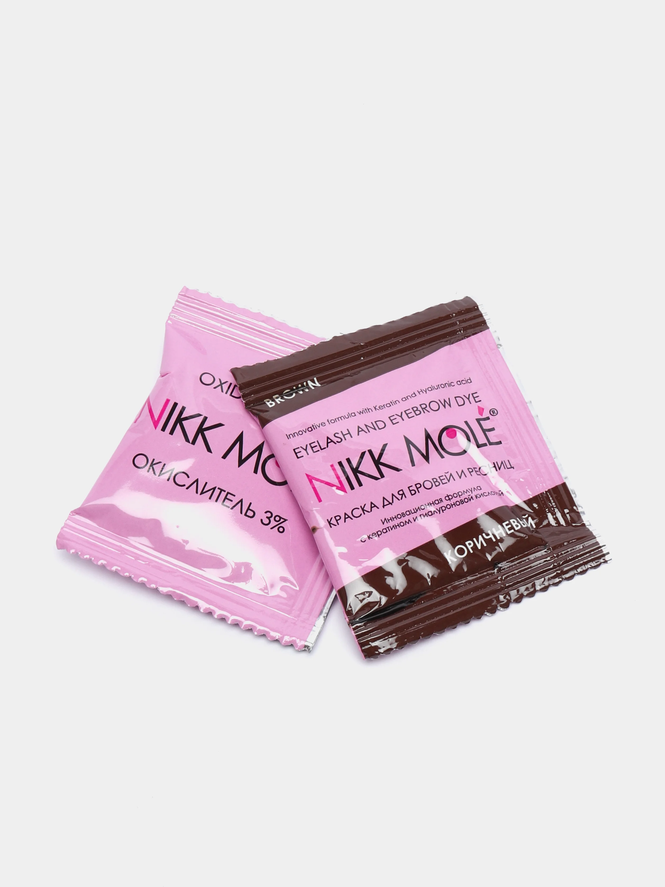 Краска для бровей и ресниц NIKK MOLE и окислитель, 5 мл