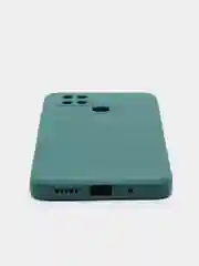 Тёмно-зелёный чехол для Xiaomi Redmi 10C (Сяоми Редми 10С), Poco C40 (Поко С40), силиконовый