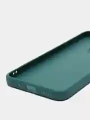 Тёмно-зелёный чехол для Xiaomi Redmi 10C (Сяоми Редми 10С), Poco C40 (Поко С40), силиконовый