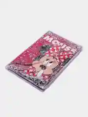 Ежедневник А5 с обложкой шейкер Minnie Mouse, Минни Маус, 96 листов