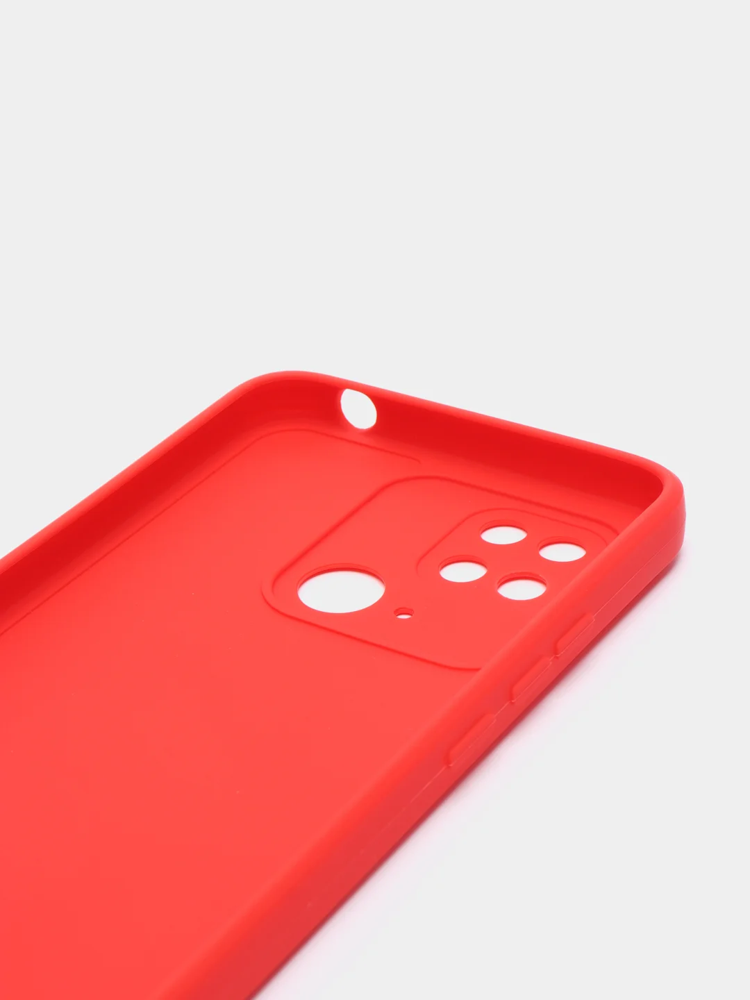 Красный чехол для Xiaomi Redmi 10C (Сяоми Редми 10С), Poco C40 (Поко С40), силиконовый