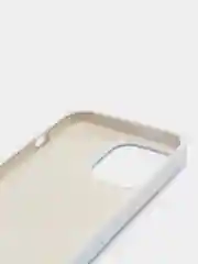 Белый чехол iPhone 13 Pro 6.1" Силиконовый с логотипом (Silicone Case) Закрытый низ