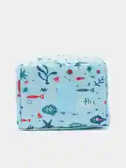 Голубой сумка-органайзер для косметики. Косметичка, дорожная, женская