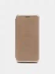 Золотой чехол книжка на Samsung Galaxy J6 (2018)