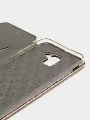 Золотой чехол книжка на Samsung Galaxy J6 (2018)